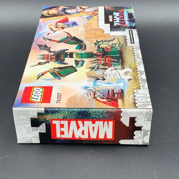 Lego 76207 Thor Love & Thunder Attack On New Asgard 159 Pieces Set Box Damage - Picture 4 of 7